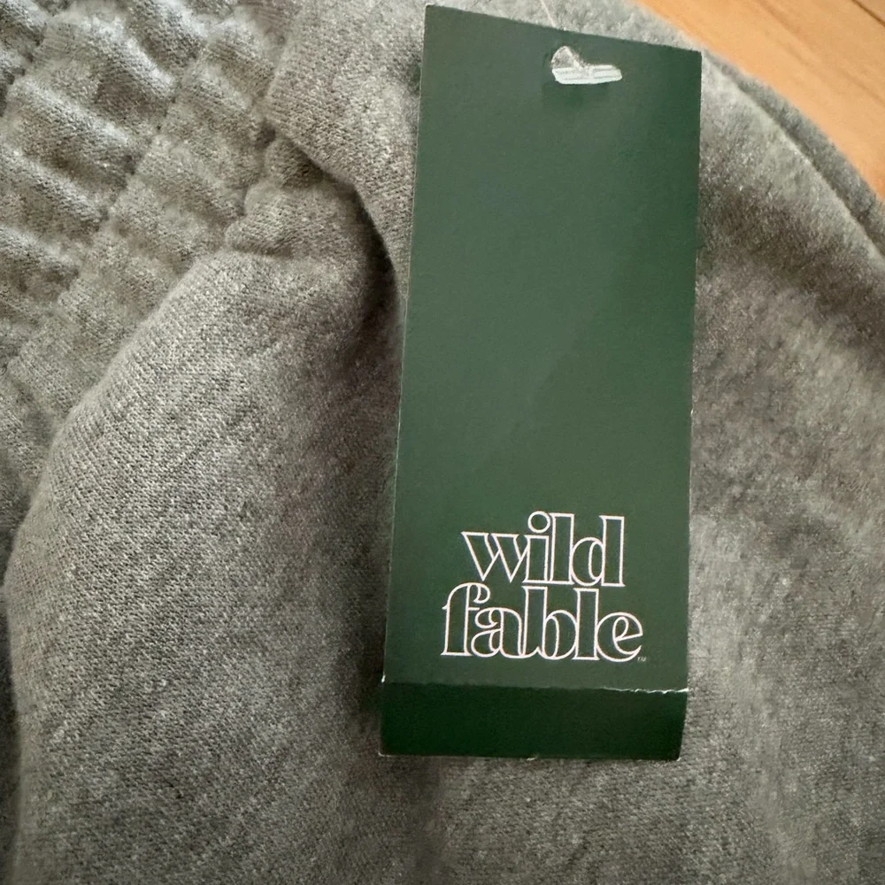 NWTs 2 Pairs Target Wild Fable Sweatpants. Black and Gray both size medium - Picture 3 of 3
